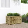 Image de vidaXL Jardinière dExtérieur Lit Surélevé Bac à Fleurs Pot de Plantes Boîte à Fleurs Jardin Patio Terrasse 90x50x50 cm 837467