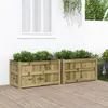 Image de Jardinières 2 Pcs Bois De Pin Imprégné Vidaxl