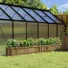 Image de vidaXL Jardinières 2 pcs Lits Surélevé Bacs à Fleurs Pots de Plantes Boîtes à Fleurs Jardin Patio Terrasse Marron Bois 837483