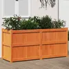 Image de Jardinière Cire Marron 150x50x70 Cm Bois De Pin Massif Vidaxl