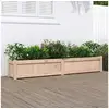 Image de Jardinière 180x31x31 cm bois de pin massif