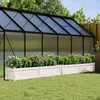 Image de Jardinières 2 Pcs Blanc Bois De Pin Massif Vidaxl