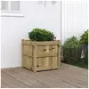 Image de Jardinière 50x50x50 cm bois de pin imprégné