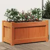 Image de Jardinière Cire Marron 60x31x31 Cm Bois De Pin Massif Vidaxl