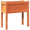 Image de Jardinières Et Pieds Cire Marron 70x31x70 Cm Bois De Pin Massif Vidaxl