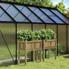 Image de vidaXL Jardinières 2 pcs avec pieds bois de pin imprégné 837563