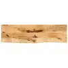 Image de Dessus De Table 100x20x2,5cm Bord Vif Bois Massif Manguier Brut Vidaxl
