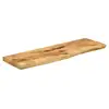 Image de Vidaxl dessus de table 100x20x2,5cm bord vif bois massif manguier brut