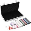 Image de vidaXL Jeu de jetons de poker 300 pcs 4 g ensemble de jeu de poker jeu de poker jeu de jetons jeu de blackjack 80415