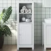 Image de vidaXL Armoire de salle de bain BERG blanc 40x34x110 cm pin massif 358544