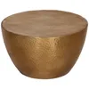 Image de Table Basse Martelée En Aluminium Ø 50x30 Cm Laiton Vidaxl