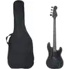 Image de Guitare Basse Électrique Pour Débutants Avec Sac Noir 4/4 46" Vidaxl