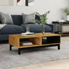 Image de Table Basse Flam 100x50x32,5 Cm Bois De Pin Massif Vidaxl