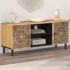 Image de vidaXL Meuble TV Armoire de Télévision avec Étagères et Portes Meuble Télé avec Rangement Salle de Séjour Rétro Bois 358212