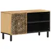 Image de Meuble Tv 80x31x46 Cm Bois Massif De Manguier Vidaxl
