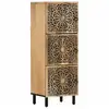 Image de Armoire Latérale 40x33x110 Cm Bois Massif De Manguier Vidaxl