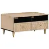 Image de Table Basse 80x54x40 Cm Bois De Manguier Massif Vidaxl