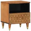 Image de Table De Chevet 40x33x46 Cm Bois De Manguier Solide Vidaxl