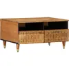 Image de Table Basse 80x54x40 Cm Bois De Manguier Massif Vidaxl