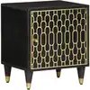 Image de Table De Chevet 40x33x46 Cm Bois De Manguier Solide Vidaxl