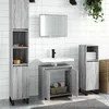 Image de vidaXL Ensemble de meubles de salle de bain 2 pcs Sonoma gris 835698