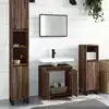 Image de Ensemble De Meubles De Salle De Bain 2 Pcs Chêne Marron Vidaxl