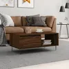 Image de Table Basse Chêne Marron 90x50x36,5 Cm Bois D'ingénierie Vidaxl