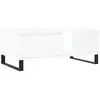 Image de Vidaxl table basse blanc 90x50x36,5 cm bois d'ingénierie
