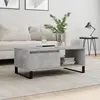 Image de Table Basse Gris Béton 90x50x36,5 Cm Bois D'ingénierie Vidaxl