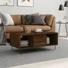 Image de Table Basse Chêne Marron 90x50x36,5 Cm Bois D'ingénierie Vidaxl