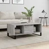 Image de Table Basse Sonoma Gris 90x50x36,5 Cm Bois D'ingénierie Vidaxl