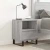 Image de vidaXL Table de chevet sonoma gris 40x35x50 cm bois d’ingénierie 830648