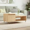Image de Table Basse Chêne Sonoma 100x50x45 Cm Bois D'ingénierie Vidaxl