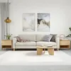 Image de Table basse - VIDAXL - 50x46x50 cm - Chêne sonoma - Bois dingénierie - 2 pièces