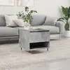 Image de Table Basse Gris Béton 50x46x50 Cm Bois D'ingénierie Vidaxl