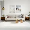 Image de Tables Basses 2 Pcs Chêne Fumé 50x46x50 Cm Bois D'ingénierie Vidaxl