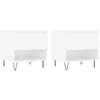 Image de Tables Basses 2 Pcs Blanc 50x46x50 Cm Bois D'ingénierie Vidaxl