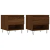 Image de Tables Basses 2 Pcs Chêne Marron 50x46x50 Cm Bois D'ingénierie Vidaxl