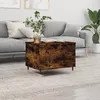 Image de Table Basse Chêne Fumé 60x44,5x45 Cm Bois D'ingénierie Vidaxl