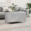 Image de Table Basse Gris Béton 90x44,5x45 Cm Bois D'ingénierie Vidaxl