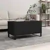 Image de Table Basse Noir 90x44,5x45 Cm Bois D'ingénierie Vidaxl