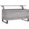 Image de Table Basse Sonoma Gris 90x44,5x45 Cm Bois D'ingénierie Vidaxl