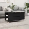 Image de Table Basse Noir 102x44,5x50 Cm Bois D'ingénierie Vidaxl