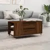 Image de Table Basse Chêne Marron 102x44,5x50 Cm Bois D'ingénierie Vidaxl