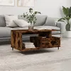 Image de Table Basse Chêne Fumé 90x49x45 Cm Bois D'ingénierie Vidaxl