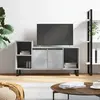 Image de Meuble Tv Gris Béton 100x35x55 Cm Bois D'ingénierie Vidaxl