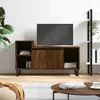 Image de vidaXL Meuble TV Chêne marron 100x35x55 cm Bois dingénierie 831331