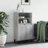 Image de Buffet Haut Sonoma Gris 60x36x110 Cm Bois D'ingénierie Vidaxl