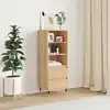 Image de Buffet Haut Chêne Sonoma 40x36x110 Cm Bois D'ingénierie Vidaxl