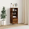 Image de Buffet Haut Chêne Fumé 40x36x110 Cm Bois D'ingénierie Vidaxl